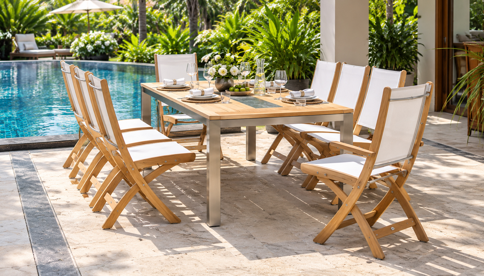 Newcastle–Maitland Teak Dining Set