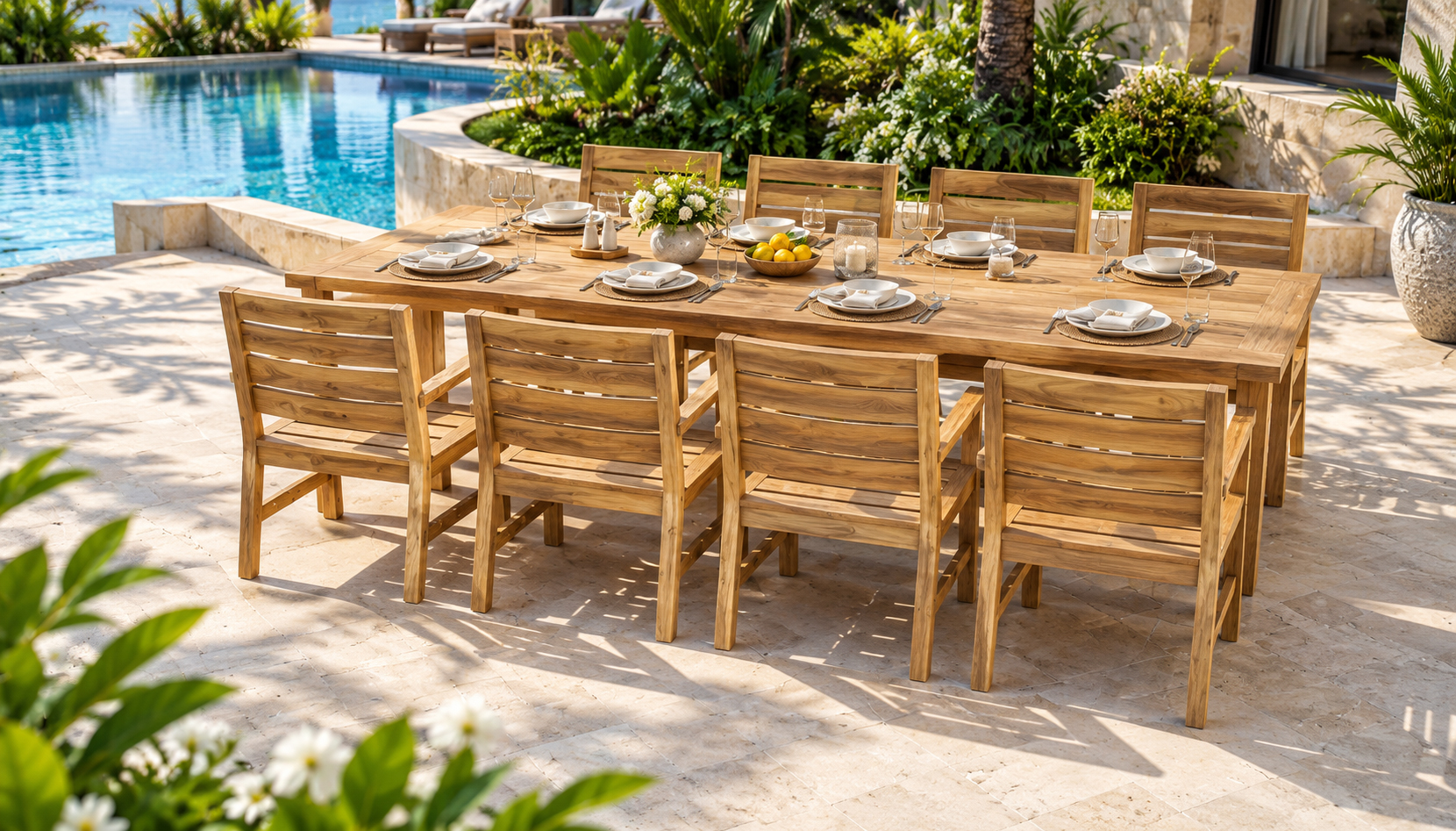 Darwin Teak Outdoor Dining Set
