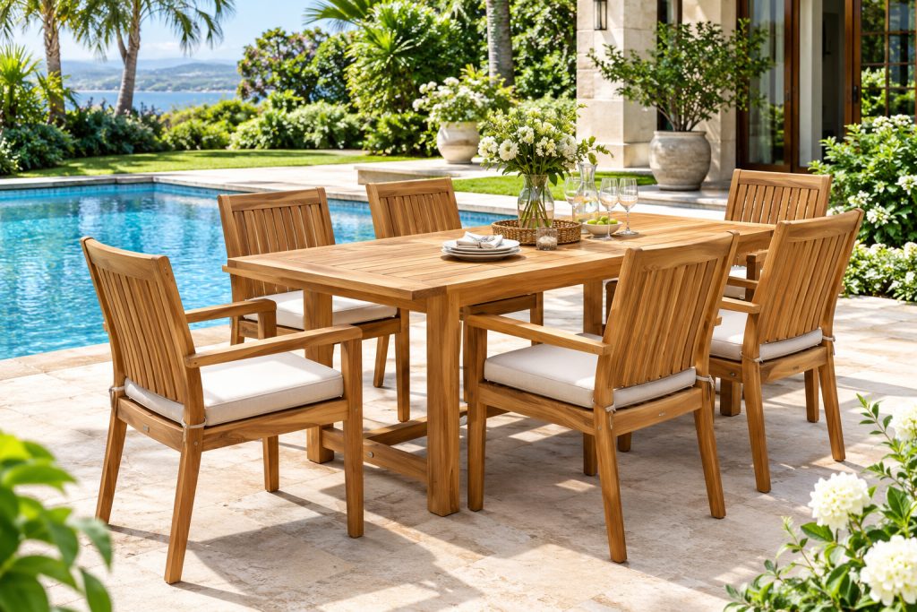 Teak garden furniture outdoor furniture product image: Nottingham Patio Lounge Set