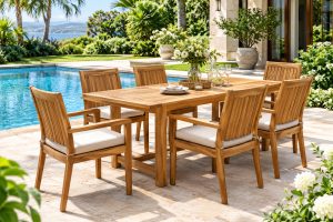 Queensland Teak Garden Dining Set
